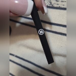 CHANEL Black Hair clip elegant